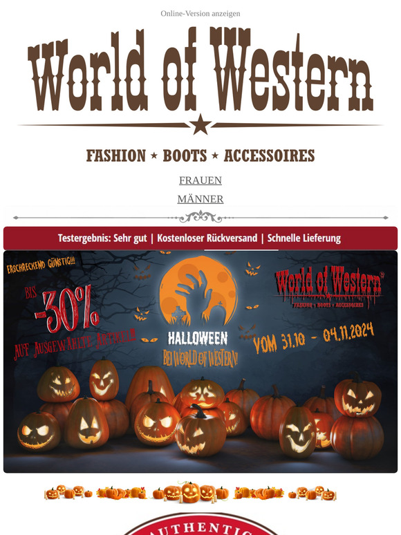 HALLOWEEN SALE - bis zu -30% Rabatt!🎃