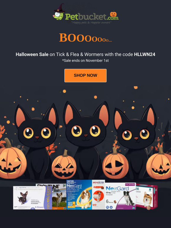 Halloween Flea & Tick Sale is ON 👻👻👻