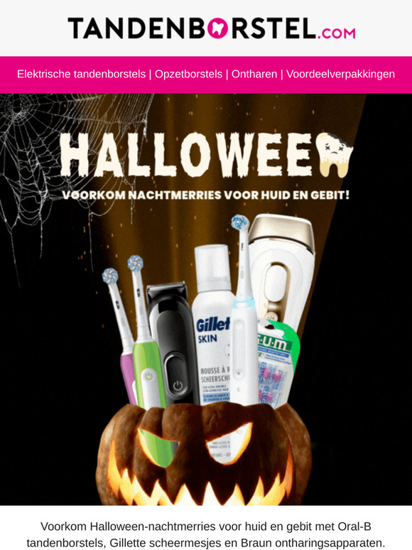 🎃 Halloween-deals: Oral-B, Gillette & Braun