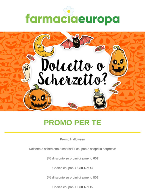 Promo Halloween: scopri lo sconto!
