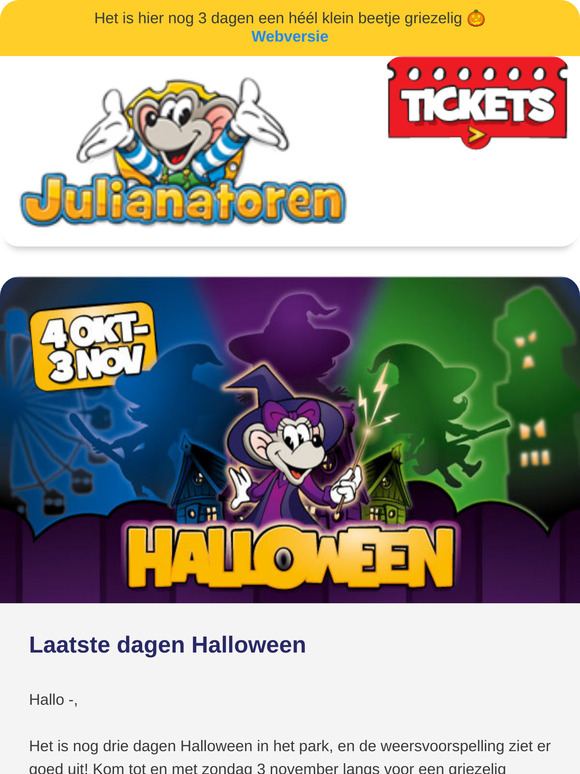 🎃 Laatste dagen Halloween