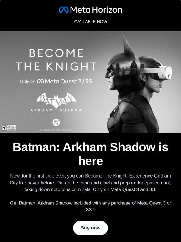 October news: The all-new Batman: Arkham Shadow has landed