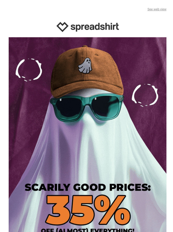 35% OFF for Halloween