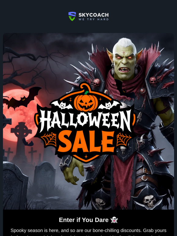 🎃 Up to 50% OFF Halloween Sale!