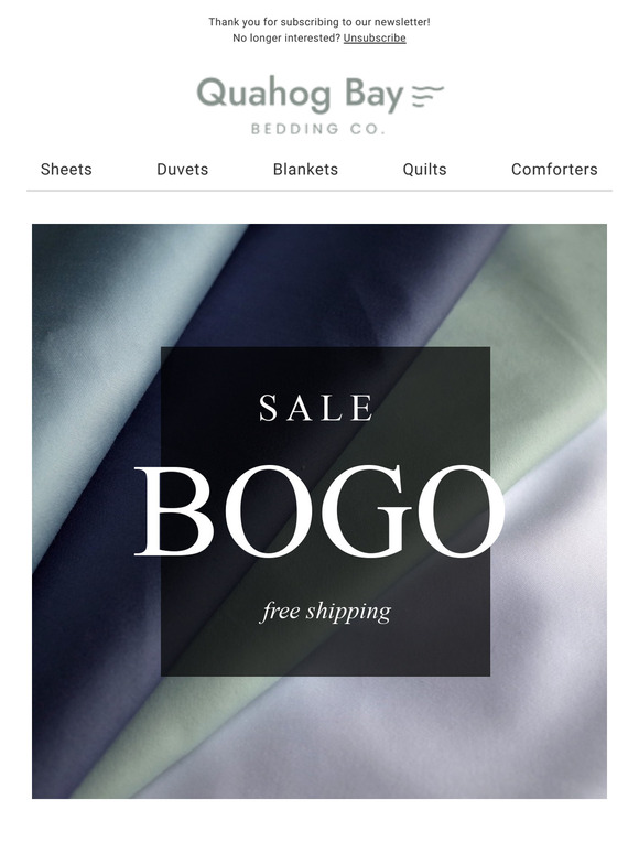 BOGO SHEET SALE! Buy Any Sheet & Get One 20% OFF!