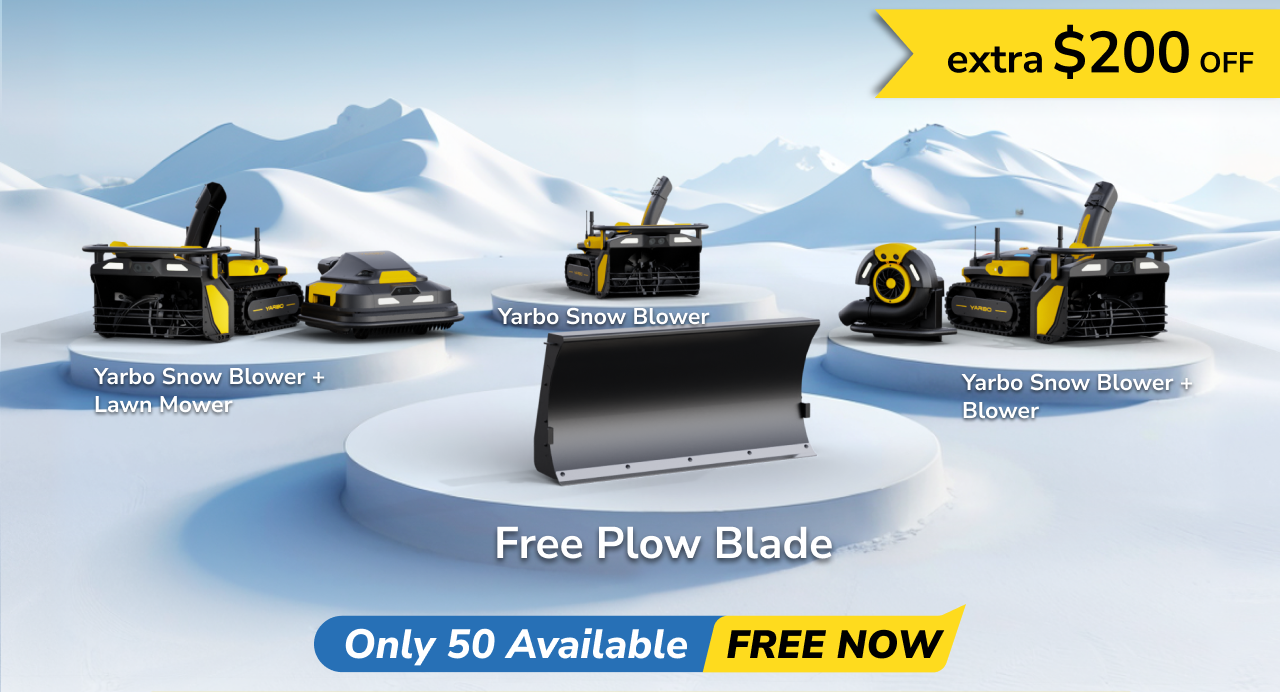 Yarbo 2 days left to claim free plow blades Milled