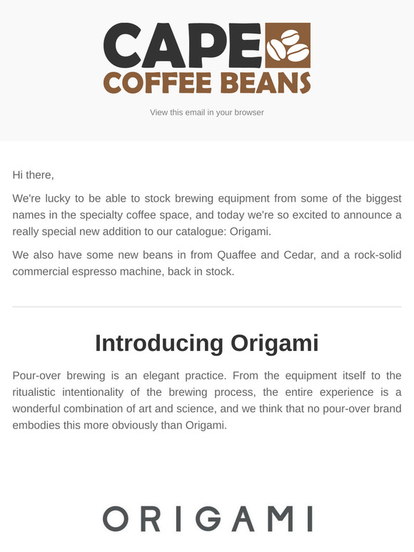 Introducing Origami