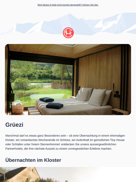 Aussergewöhnliche Hotels bei HotelCard✨