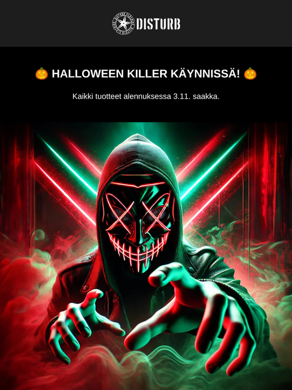 Uskallatko avata? 👻 Halloween Killer - Kaikki tuotteet alessa!