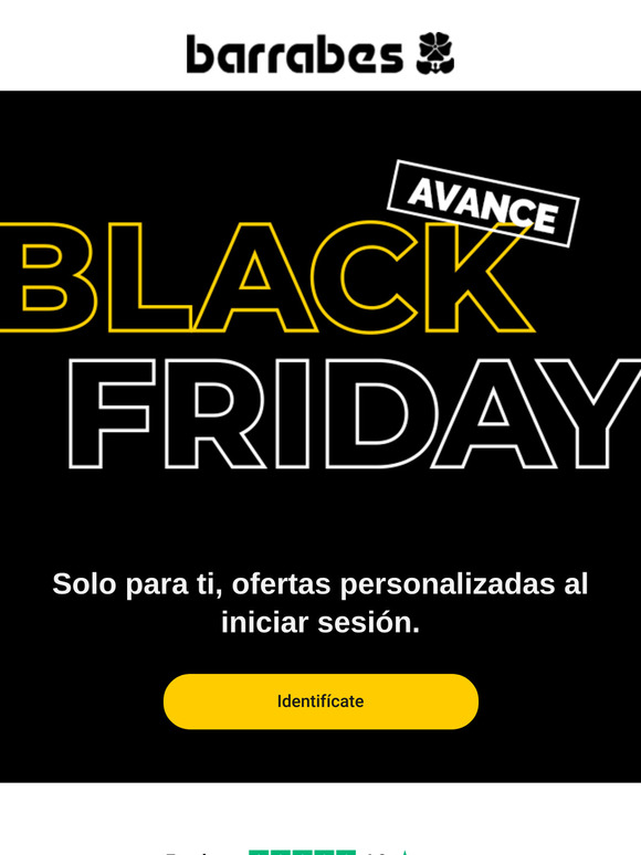 Avance Black Friday: ¡Identifícate y descubre tus ofertas exclusivas! 🖤