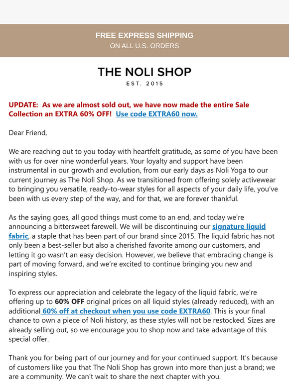 Friend, It's Now 60% OFF