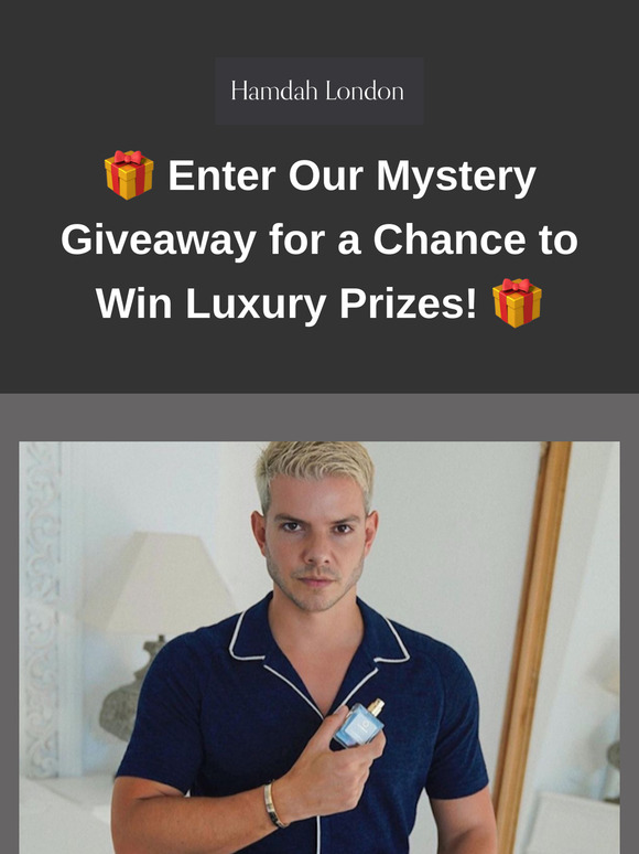 Subject Line: 🎁 Enter Our Mystery Giveaway for a Chance to Win Luxury Prizes! 🎁
