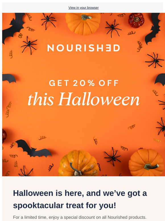 Spooky discount inside! 👻