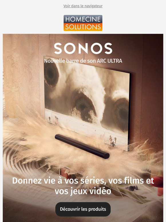 Sonos ARC ULTRA, une barre de son 9.1.4 Dolby Atmos