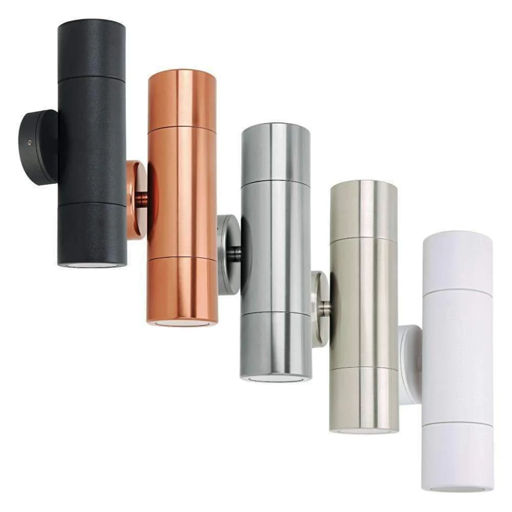 Image of Domus SHADOW-2WB - 2 x 6W 3-CCT GU10 Up/Down Exterior LED Wall Light IP65
