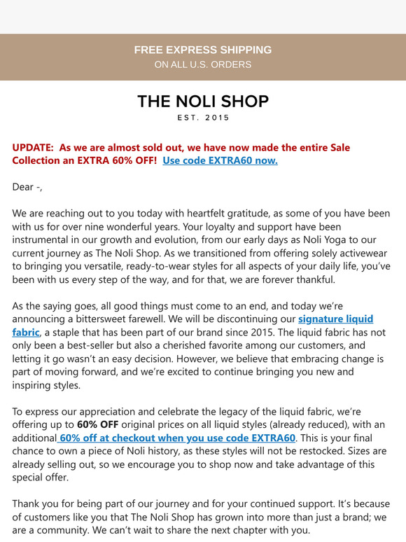—, It's Now 60% OFF