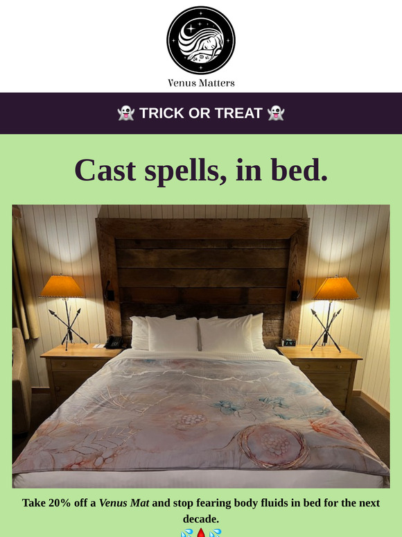 👻 Don't be afraid of Body Fluids in Bed! 🩸
