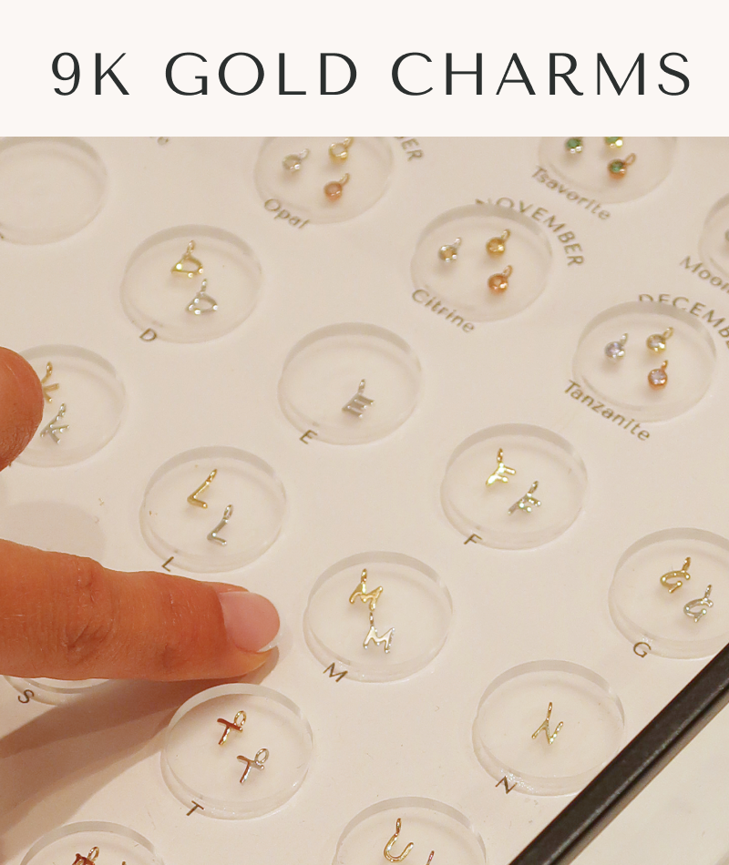 9k Gold Charms