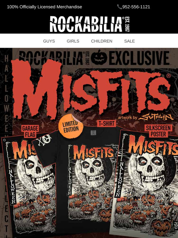 New MISFITS Halloween Exclusive Merch On Sale NOW! 🎃