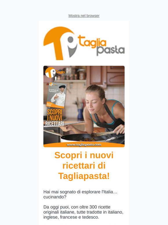 I ricettari di Tagliapasta a soli 1,99€