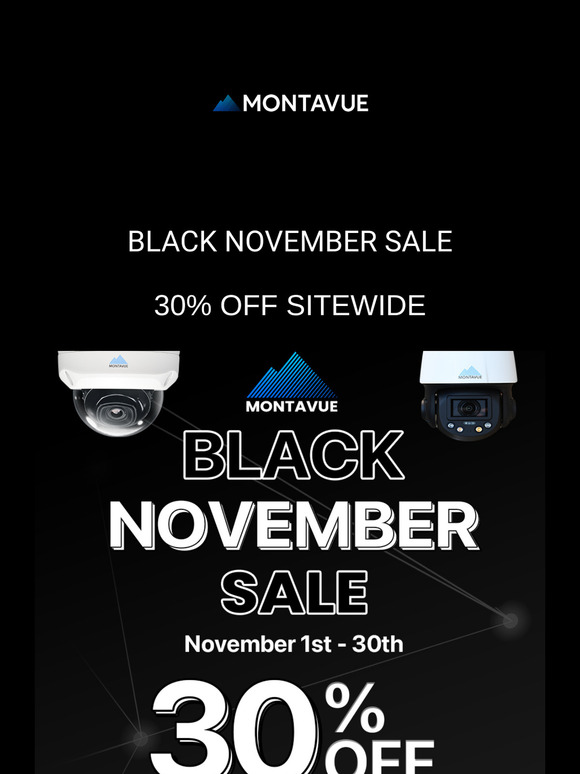 🏴 BLACK NOVEMBER 30% OFF SECURITY SALE - 30% OFF SITEWIDE
