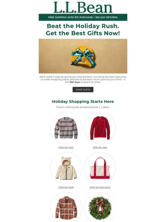 L.L.Bean Holiday Shopping Made Easy with L.L.Bean Milled