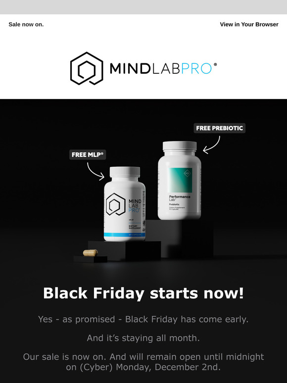 Black Friday starts today!