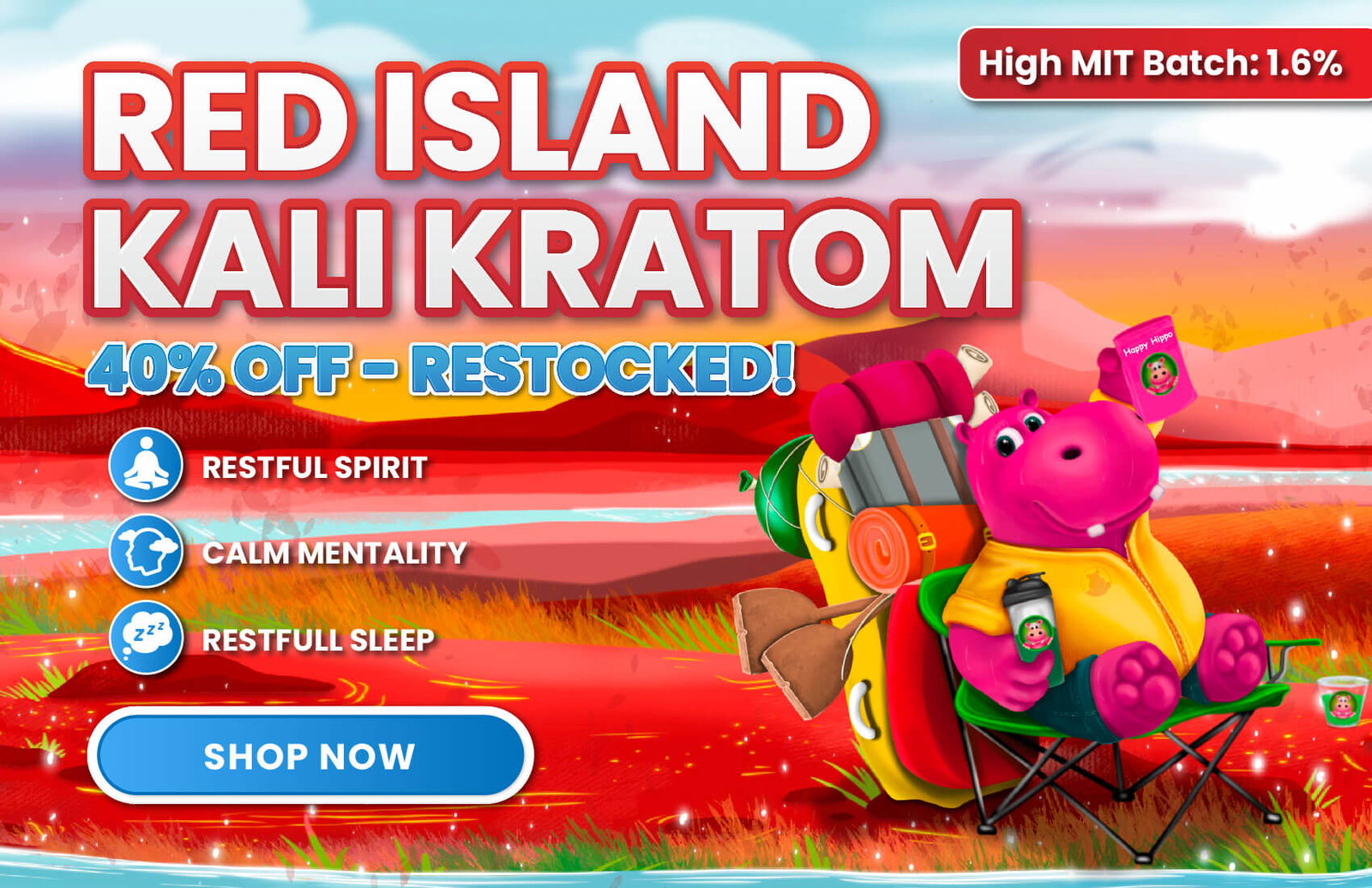 Red Island Kali Kratom 40% OFF Sale
