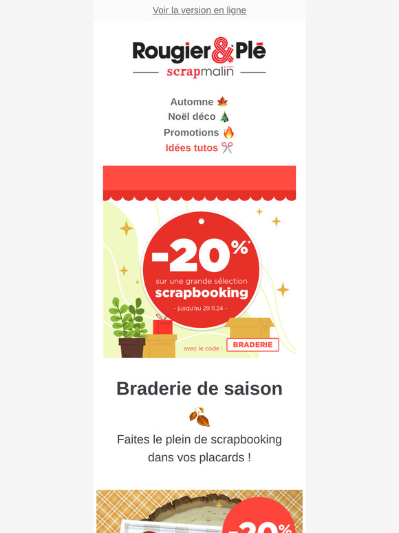 Braderie Scrapbooking : + de 800 articles en promo 🔥