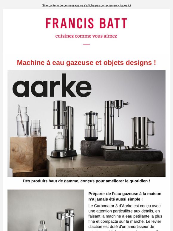 Une nouvelle marque débarque chez Francis Batt !