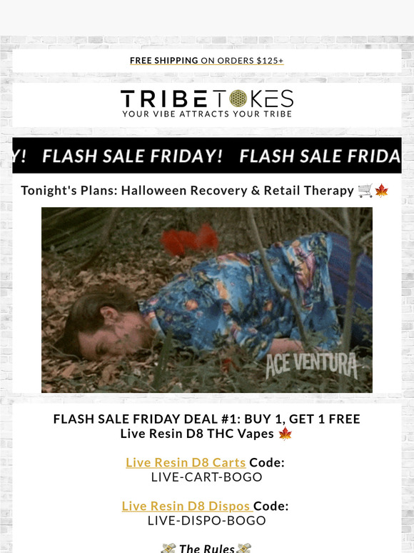 Flash Sale Friday 🛀🏼💨🤤 Halloween Recovery Edition