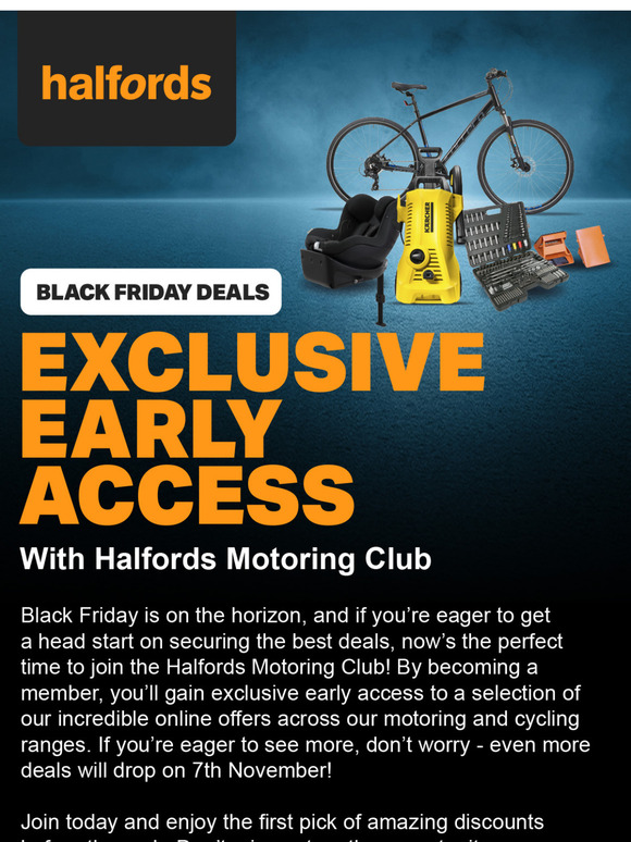 🔓 Early access to Black Friday unlocked