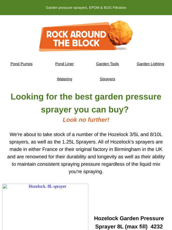 The best garden pressure sprayers are here 💦