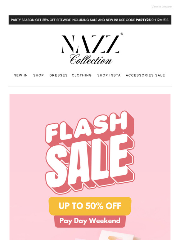 💋 Save Big This Payday: 50% Off + Extra 25% Sitewide! 💥