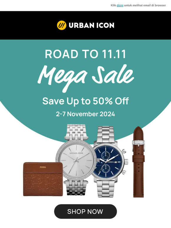 Countdown to 11.11! Free Gifts + Free Delivery 🚚