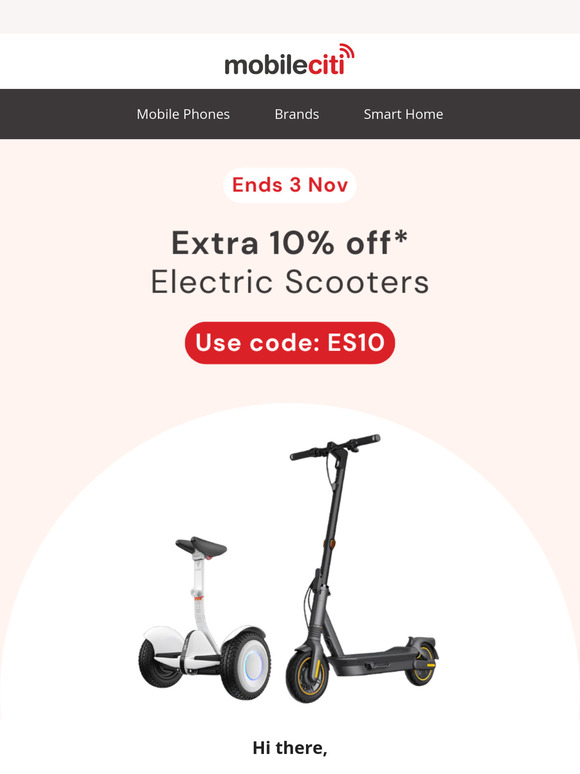 Scoot over! Deals on electric scooters