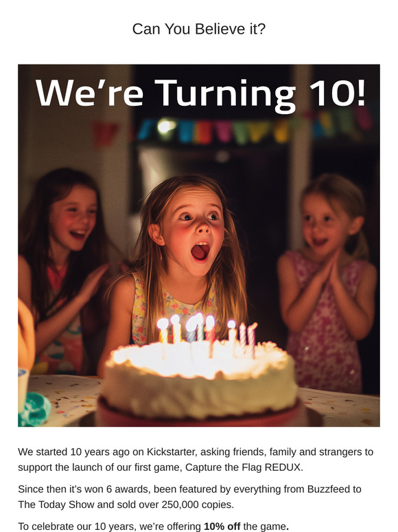 It's Our 10th Birthday 🎂