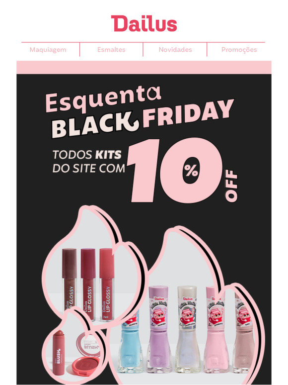 Esquenta Black Friday: Kits com 10% OFF! ﻿🎉