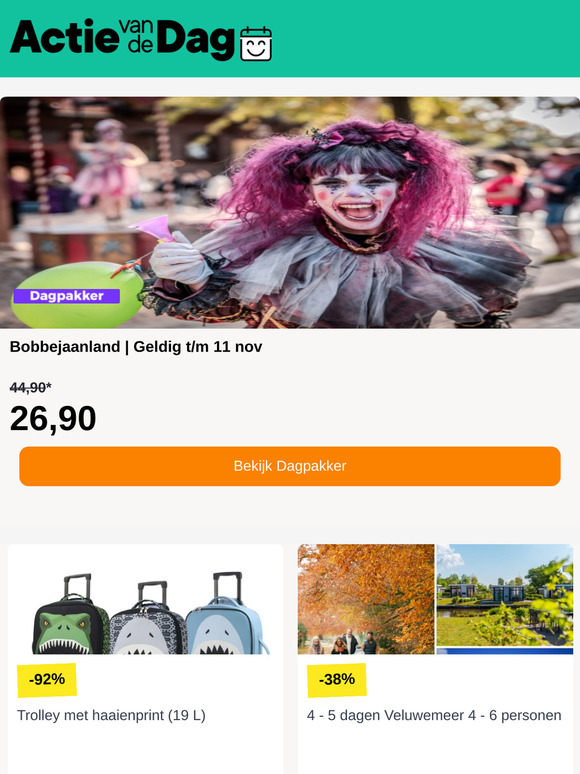 Bobbejaanland | Geldig t/m 11 nov