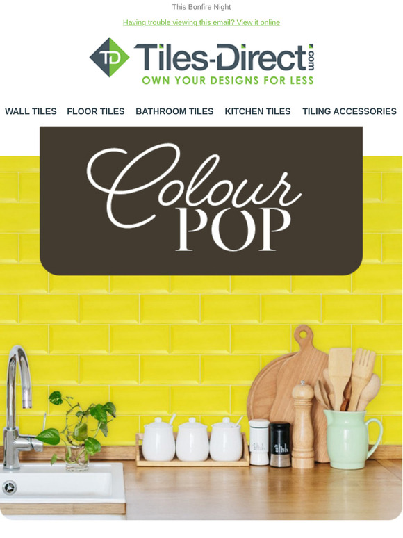 Bring bursts of colour to your home