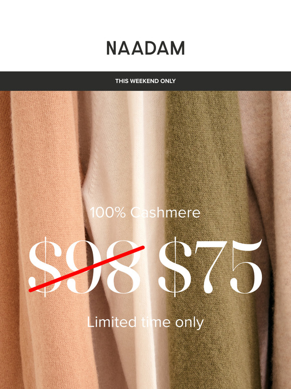 Our Original Sweater for $75 ends soon
