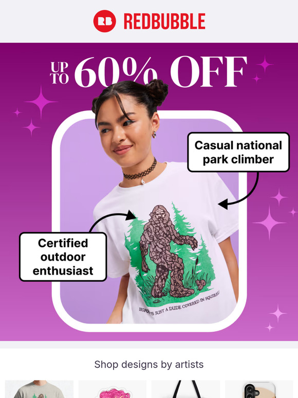 Up to 60% off SITEWIDE