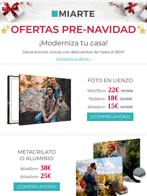 3 días: descuento de hasta el 80%