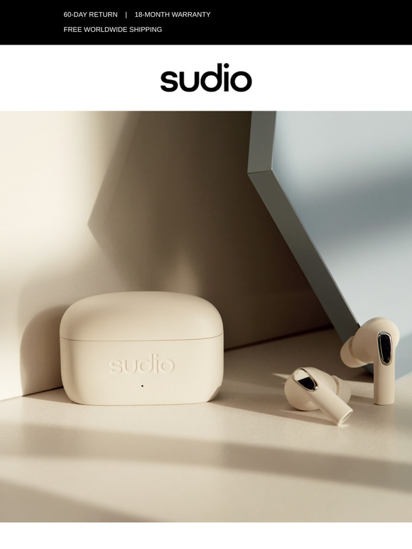 Sudio E3 Earbuds | Design Your Sound Experience