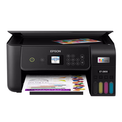 Epson EcoTank ET-2800 Wireless Color All-in-One Cartridge-Free Supertank Printer