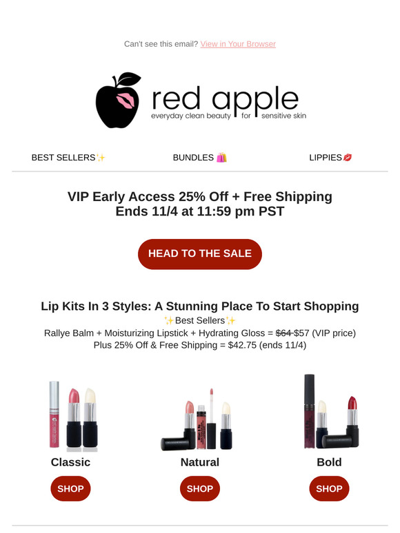Early Access Ends 11/4 Midnight PST