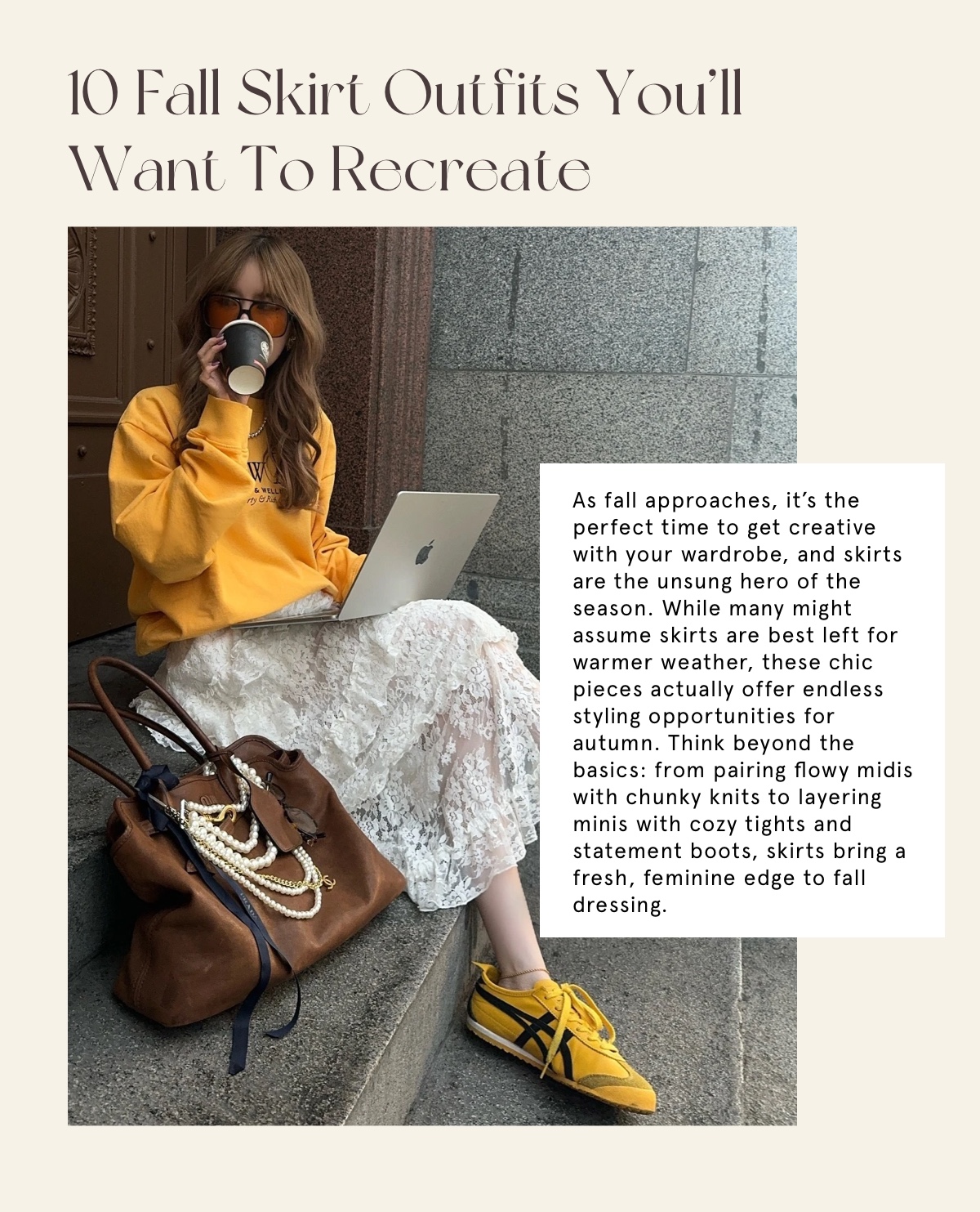 10 Fall Skirt Outfits You’ll Want To Recreate