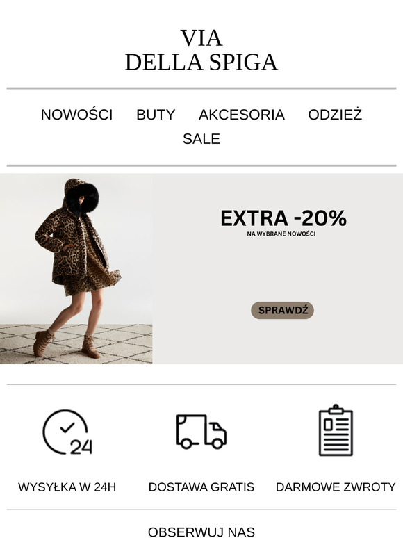 RABAT 20% na NOWOŚCI >>>