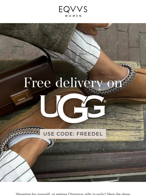 How does Free Delivery on UGG footwear sound?
