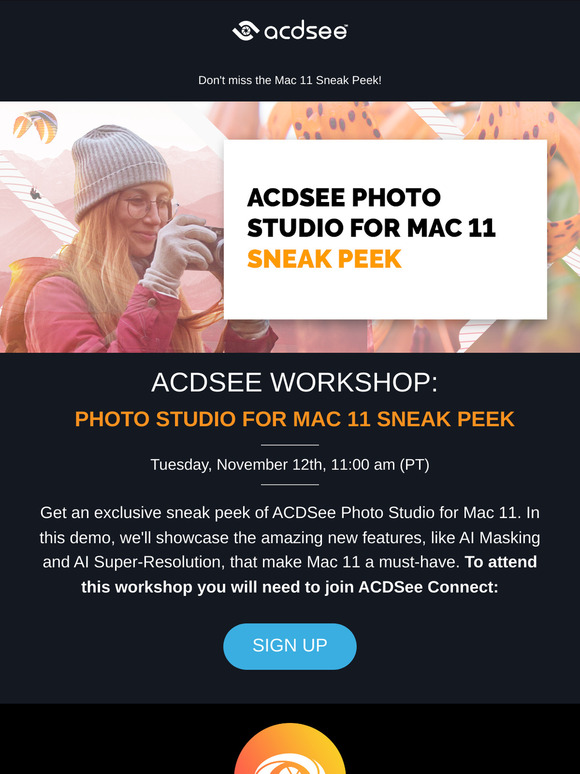 Free Workshop: Photo Studio for Mac 11 Sneak Peek! Don’t miss it!